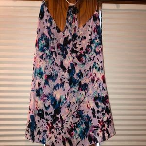 purple multicolored tank top